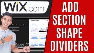 How To Add a Shape Divider Between Sections on Wix [Quick Guide]