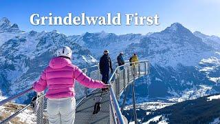 Grindelwald First, Switzerland: Top of the Most Beautiful Winter Destinations in the World!