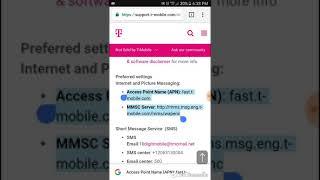 Fix MetroPCS APN Settings, Fix MMS