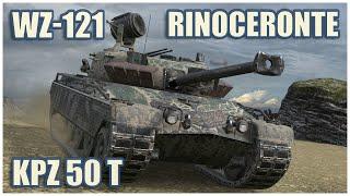 Kpz 50 t, WZ-121 & Rinoceronte • WoT Blitz Gameplay