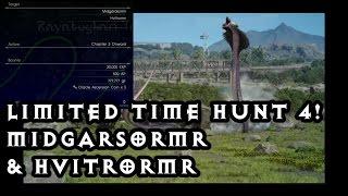 Final Fantasy XV - Timed Hunt 4! Snakes on a Plain....