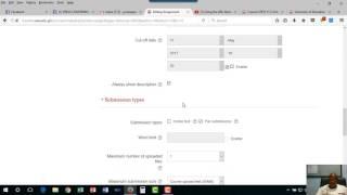 Setting up Assignment Activity on MOODLE 3 0 2