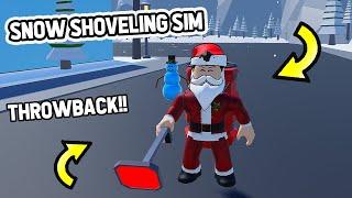 Roblox Snow Shoveling Simulator...