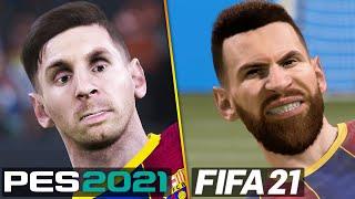 FIFA 21 vs PES 2021: Graphics, Facial Expressions, Player Animations, Celebrations