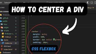 How To Center a Div Using CSS Flexbox