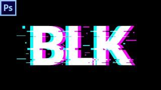 How To Create Awesome Glitch Text Effects - Photoshop Tutorials
