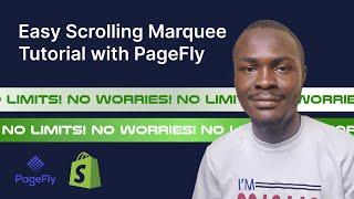 Create a Shopify Scrolling Marquee in Just 10 Minutes with PageFly!