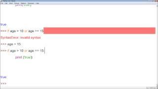 Python Tutorial 20 - Multiple Conditionals Within an if Statement using and / or