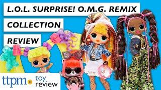 Unboxing L.O.L. Surprise! O.M.G. Remix Fashion Dolls, Hair Flip Dolls, & Pets from MGA Entertainment