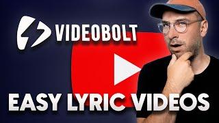 How To Make Amazing Lyric Videos With Videobolt.net