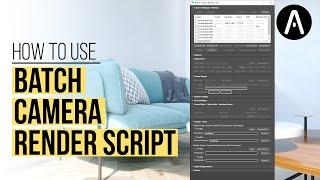 How to use BatchCam Render Script for 3ds max and corona renderer to render multiple cameras