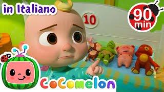 Dieci bimbi nel letto | CoComelon Italiano - Canzoni per Bambini