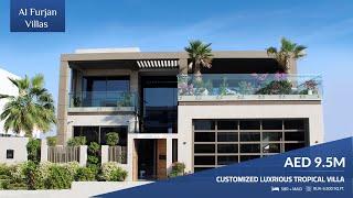 Al Furjan Villas | Villas For Sale in Dubai | Custom Built Luxurious Tropical Villa | AED 9.5M