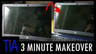 COMPLETELY CLEAN IN 3 MINUTES  - How to make your old laptop look BRAND NEW