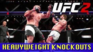 EA Sports UFC 2 | HEAVYWEIGHT KNOCKOUTS COMPILATION | Xbox One