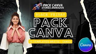 Pack Canva GRÁTIS BLACK FRIDAY - 10 Templates Canva Gratuitos para Black Friday