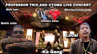 Professor Trix and Vyoma Live Performance at Bhirkutimandap - HipHop Mandal