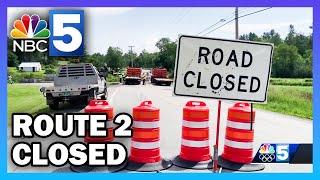 US Route 2 closed in East St. Johnsbury due to failing bridge
