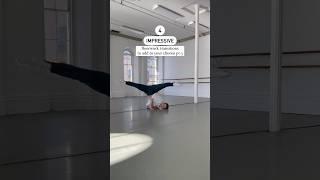 4 IMPRESSIVE dance tricks!  #dance #acro #floorwork #contemporarydance #dancetricks #gymnast