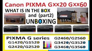 PIXMA G1020 G2020 G2060 G3020 G3060 Unboxing (part2) What is in the box of G3420 G3520