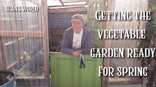 Spring Clean In The Greenhouse, & Garden Work!