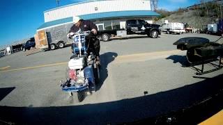 How to remove parking lines / pavement markings graco grindlazer professional