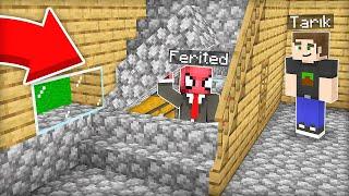 MERDİVENİN ALTINDA GİZLİ EV - Minecraft