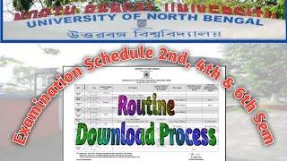 NBU Examination Schedule 2023 - Published - Routine Download Now