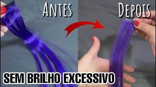 COMO DEIXAR CABELO SINTÉTICO MAIS NATURAL