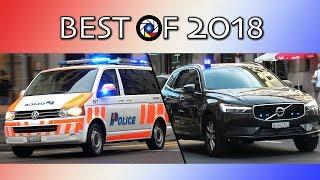 Police Cars responding ⎜BEST OF 2018⎟ Siren, Lights & Action