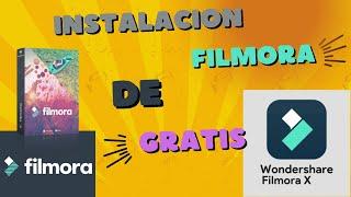 Como instalar Filmora 10, quitar marca de Agua. 100% GRATIS