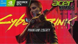 Cyberpunk 2077: Phantom Liberty Nitro 5 GTX1650 i5 9300H 16GB RAM