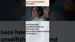 Leo in Love According to Astrologers #Leo #tinder #datingadvice