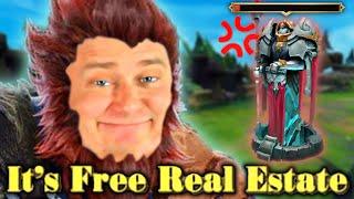 TRUNDLE DESTROYS EVERY TURRET (FREE REAL ESTATE)