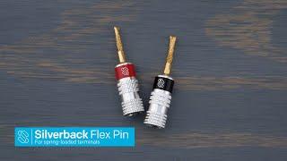 How to terminate speaker wire with Silverback Flex Pin connectors