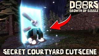 Roblox DOORS : New Secret Courtyard Cutscene in Growth of Giggle