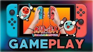 Taiko no Tatsujin Nintendo Switch Version! | Joy-Con Gameplay (Motion Controls)