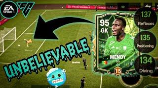 MAX RANK MENDY REVIEW ️ || UNBELIEVABLE PERFORMANCE IN EA FC MOBILE 24
