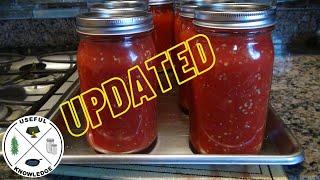 Canning Tomatoes WITHOUT a pressure cooker and No Water Bath - UPDATED | Useful Knowledge