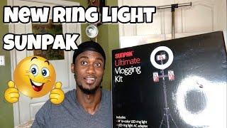 NEW RING LIGHT (SUNPAK ULTIMATE VLOGGING KIT)