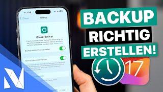 iPhone Backup erstellen (iCloud, Finder, iTunes) mit iOS 17! (2024) | Nils-Hendrik Welk