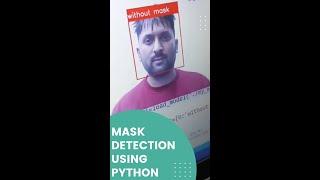 Mask Detection | Python | AI | Image Processing