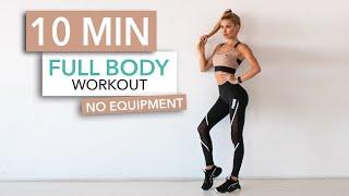 10 MIN FULL BODY WORKOUT // No Equipment | Pamela Reif