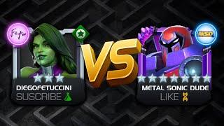 DiegoFetuccini VS @MetalSonicDude | 3⭐ DUELO | MCOC | DiegoFetuccini