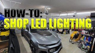 How-To: DIY Shop LED Lighting... Cheap & Easy! App Controlled!