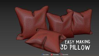 3ds Max Tutorial | Modeling A Cushion Using Cloth Modifier