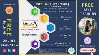 Free Linux Live Training_Batch05_Session-09 | Linux Live Training