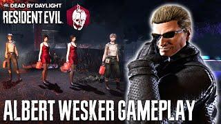 DEAD BY DAYLIGHT - Albert Wesker Gameplay & New Perks (PTB) | Resident Evil Project W Chapter