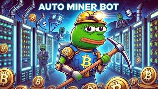 Telegramdan Ücretsiz Pepe Kazan | Yeni PepeAuto Miner Bot | İnternetten Para Kazanmak