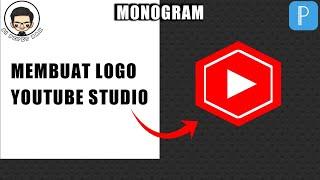 Cara Membuat Logo Youtube Studio - PixelLab Tutorial #tutoriallogo #caramembuatlogo